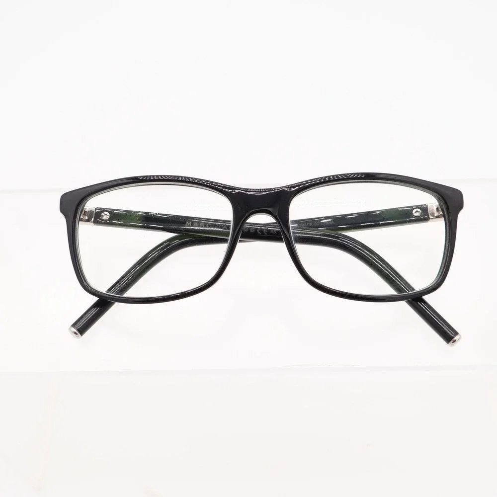 Marc Jacobs Eyeglasses Unisex N/A MARC 74 807 Black Rectangular Excellent